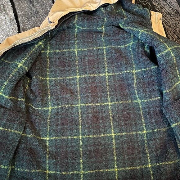 Uniqlo X JW Anderson Khaki 3 in 1 Parka Sherpa Jacket - Picture 6 of 8